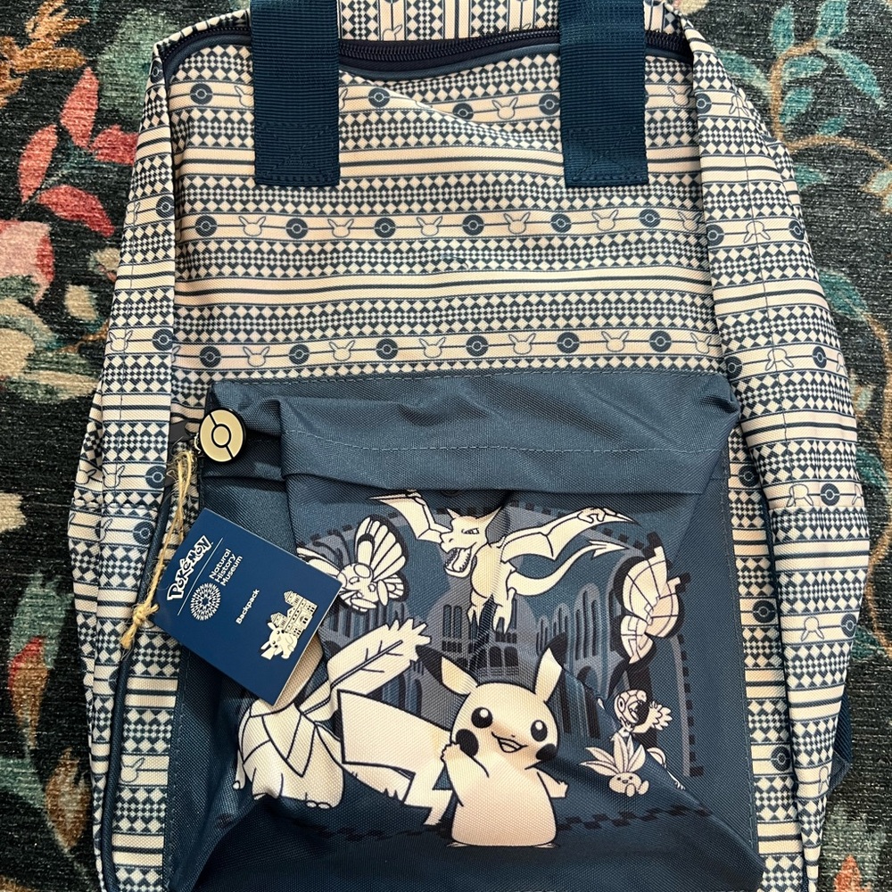 Pokemon Natural history museum London backpack